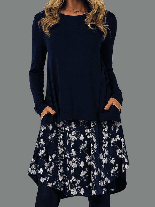 🔥【S-5XL】2024 Nowa jesienna sukienka z nadrukiem w stylu retro w etnicznym stylu
