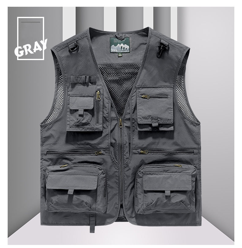 🔥🔥【L-5XL】Kamizelka funkcjonalna z wieloma kieszeniami na co dzień
