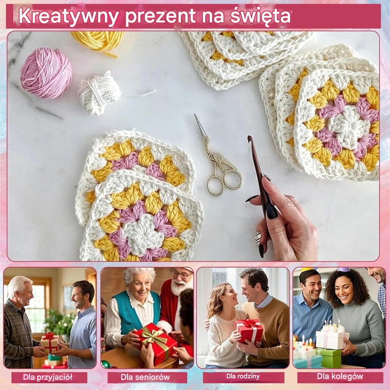 š„Kup 1, a 1 dostaniesz gratisš„š§©š§·ć50 unikalnych wzorówćZestaw kartek szydeÅkowych