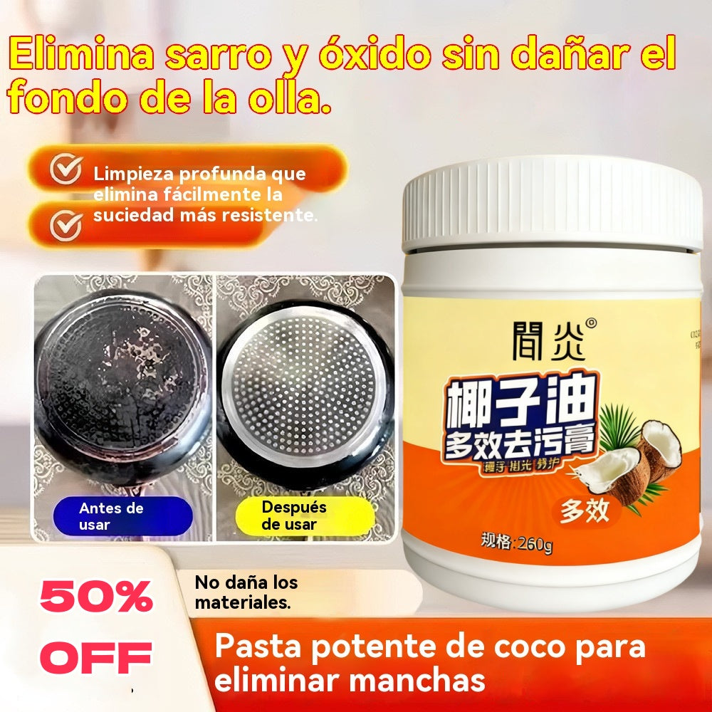 🔥【Compra 2 y llévate 2 gratis】Crema limpiadora doméstica multifuncional para limpiar aceite, óxido y sarro.