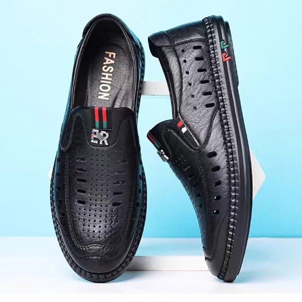 【39-44】👞2024 nowe skórzane buty codzienne dla mężczyzn, oddychające i wygodne, prawdziwa skóra bydlęca, antypotna i antyzapachowa