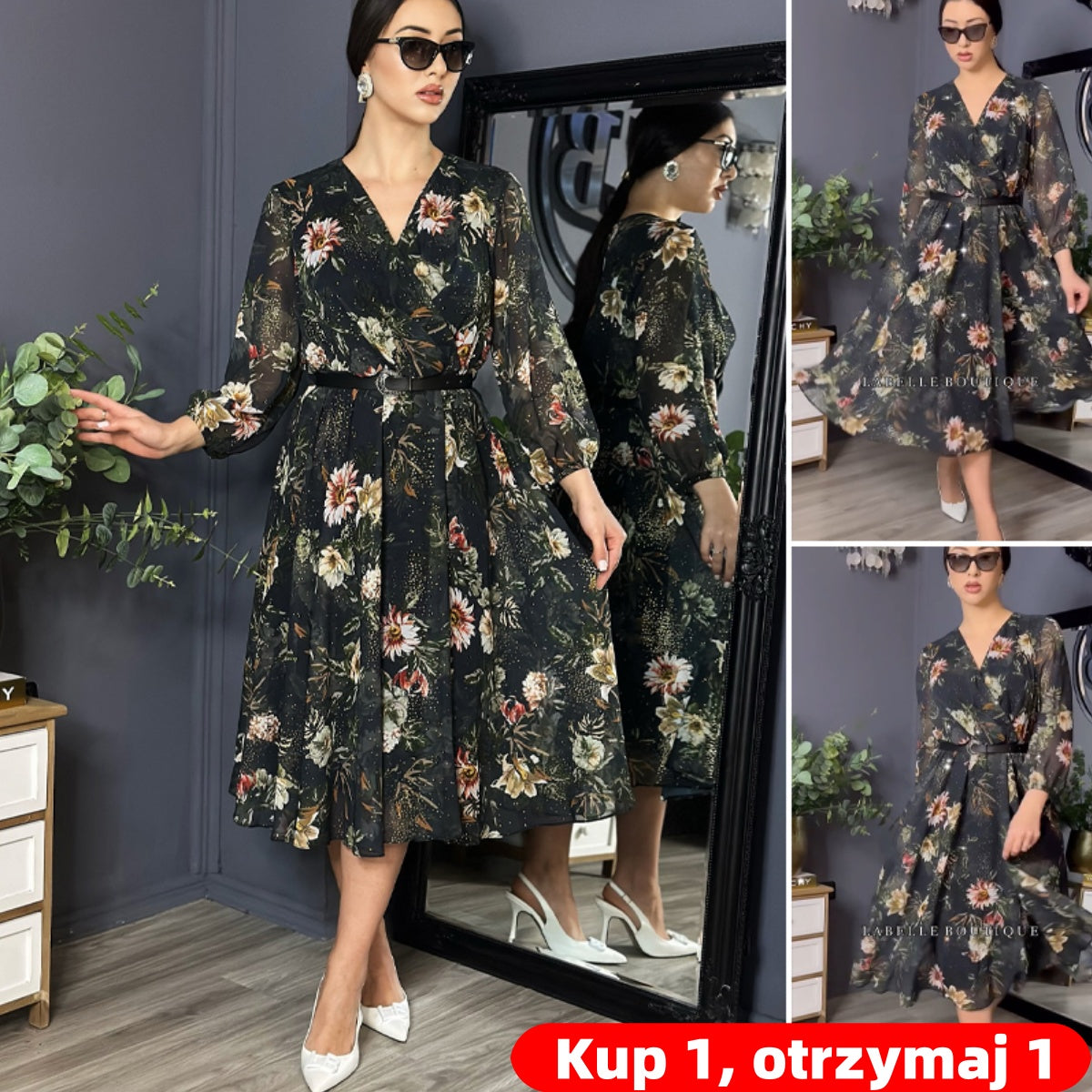 🔥【Najlepsza wyprzedaż】👗Nowa modna sukienka, klasyczny design, elegancka i prosta