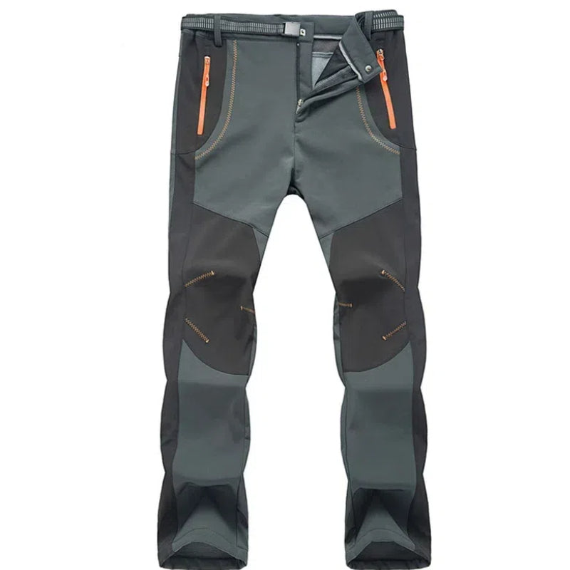 【S-5XL】Pantaloni moale pentru bărbați, impermeabili și rezistenți la vânt, respirabili, pentru drumeții Pantaloni caldi, groși, pentru sport în aer liber, din lână