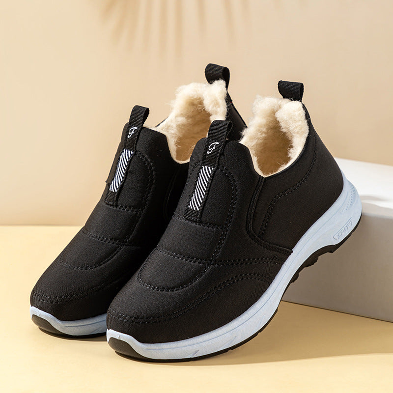 😀🎉 【Kup jeden, drugi dostaniesz gratis】🔥Gruby aksamit🔥【35-41】Ciepłe, bawełniane, wodoodporne buty zimowe dla kobiet