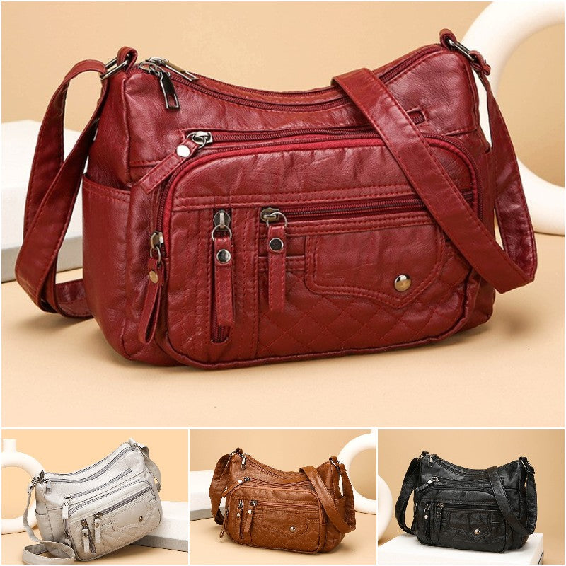 👜2025 nowa duża skórzana torba na ramię/torebka crossbody z miękkiej skóry