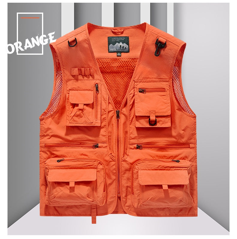 🔥🔥【L-5XL】Kamizelka funkcjonalna z wieloma kieszeniami na co dzień