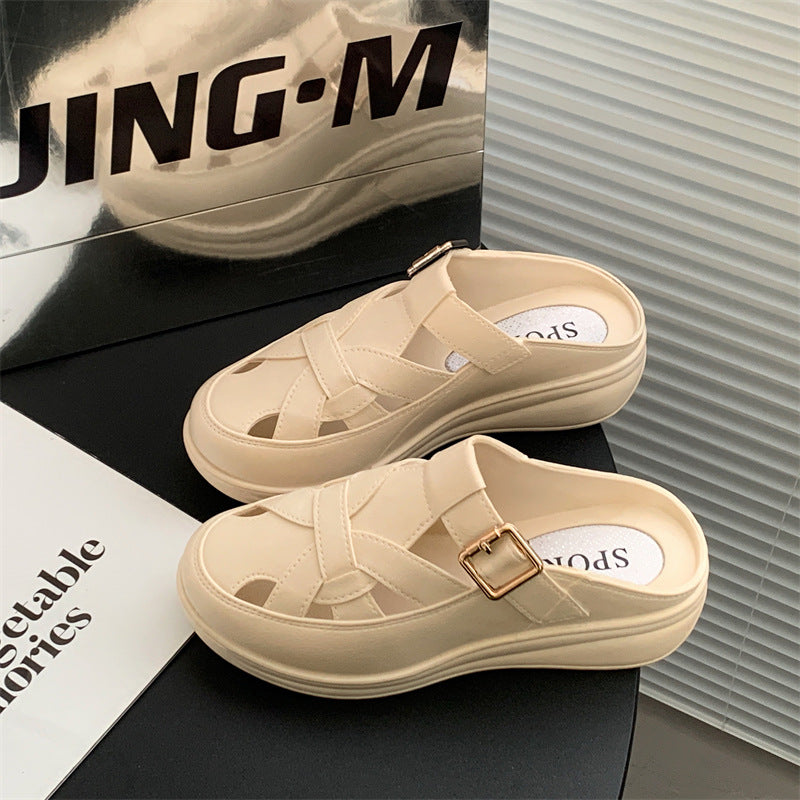 【36-41】🌺👡 Lato 2025, nowy styl nude, wygodne i modne sandały