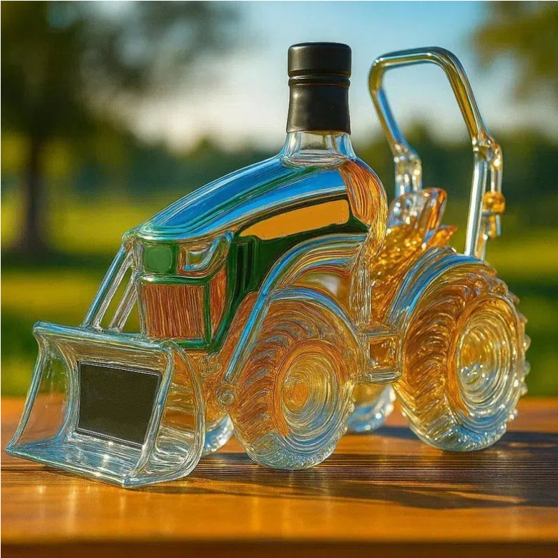 【Neskorý letný výpredaj】🥂 Zábavná fľaša whisky v tvare traktora