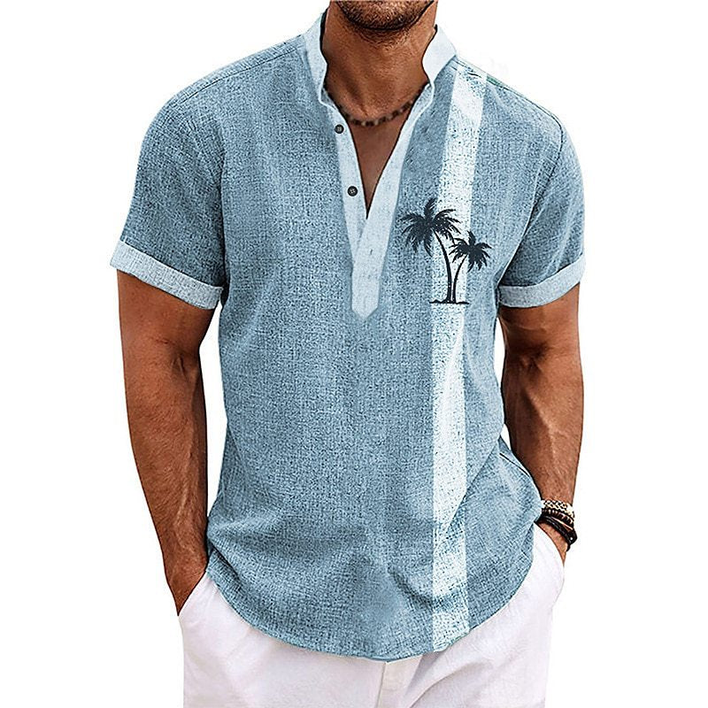 【S-6XL】😎☀️2024 Męska bawełniana koszula w stylu casual, resortowym