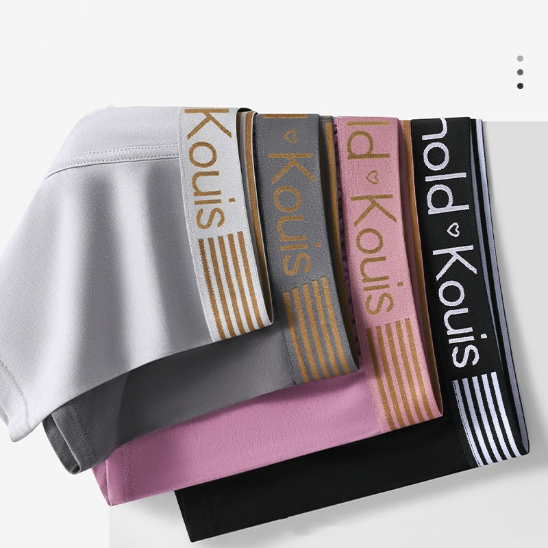 【6 sztuk 】 Miękka i wygodna bielizna męska z czystej bawełny (L-4XL)