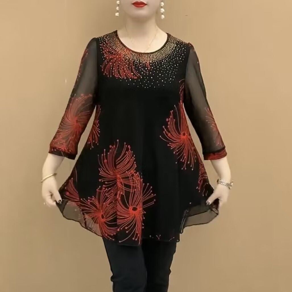 ✨【S-5XL】Top tricou din dantelă de vară 2025