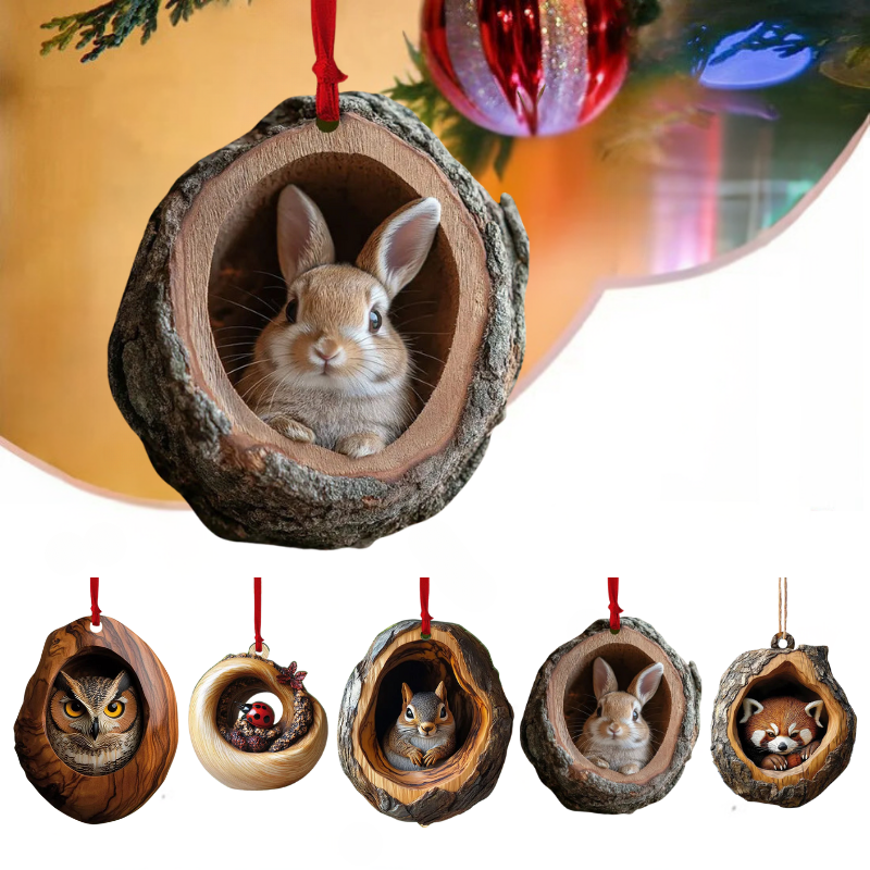【5 sztuk】🎄Ozdoby choinkowe ze zwierzętami. małe ozdoby zwierzęce