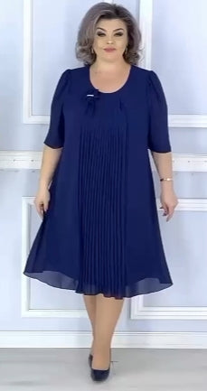 💃💥【50% zniżki】【S-5XL】2025 wiosna nowa wysokiej jakości sukienka szyfonowa, elegancka i temperamentna