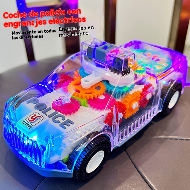 🔥【Compra 1 y llévate 1 gratis】 🚔️🚨Simulación de coche de policía, música, juguete educativo para niños, coche de policía