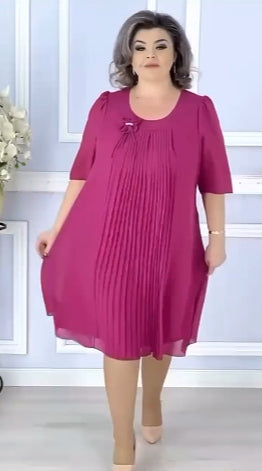 💃💥【50% zniżki】【S-5XL】2025 wiosna nowa wysokiej jakości sukienka szyfonowa, elegancka i temperamentna