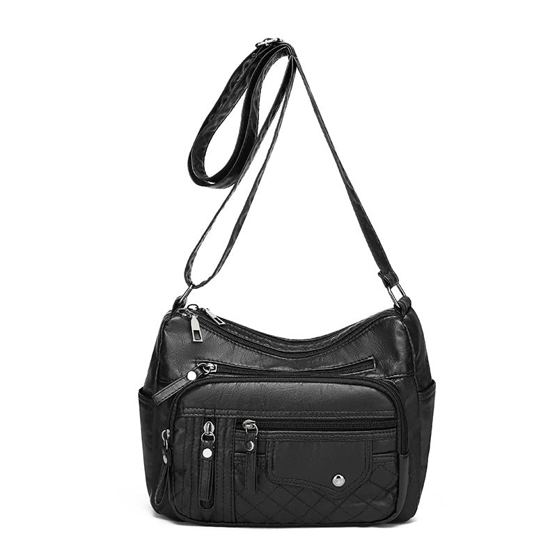 👜2024 nowa duża skórzana torba na ramię/torebka crossbody z miękkiej skóry