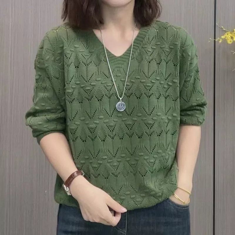 🔥🔥【M-3XL】Nowy damski sweter z długim rękawem