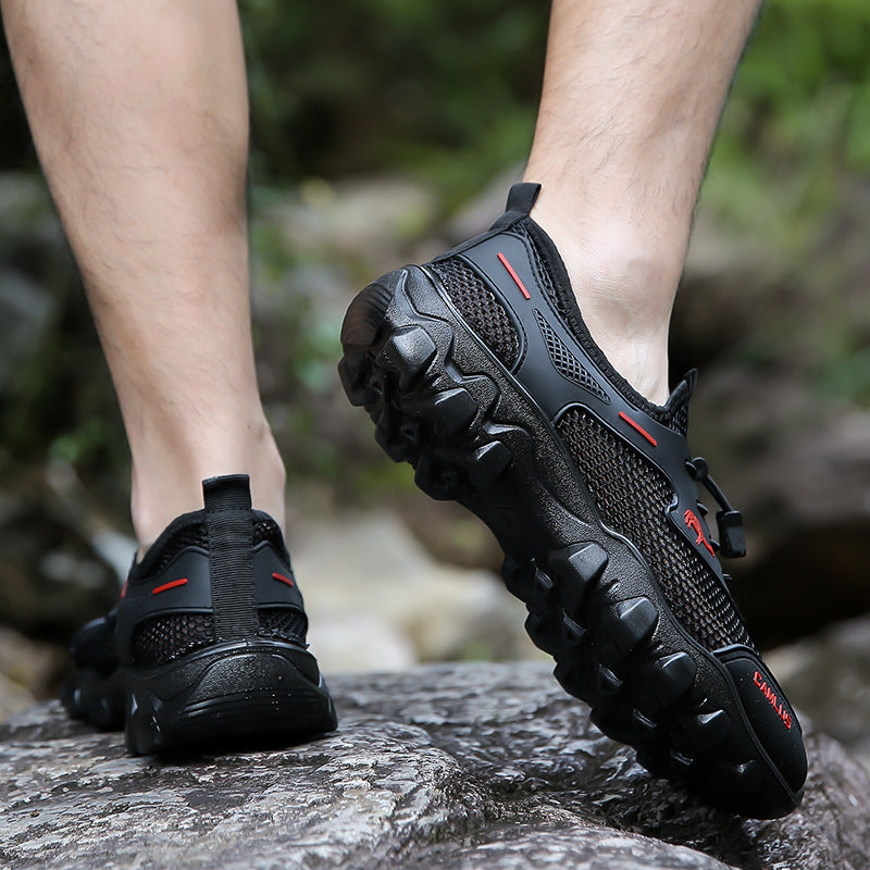 【38-46】2024 nowe buty turystyczne na świeżym powietrzu na co dzień antypoślizgowe, odporne na zużycie, oddychające trampki
