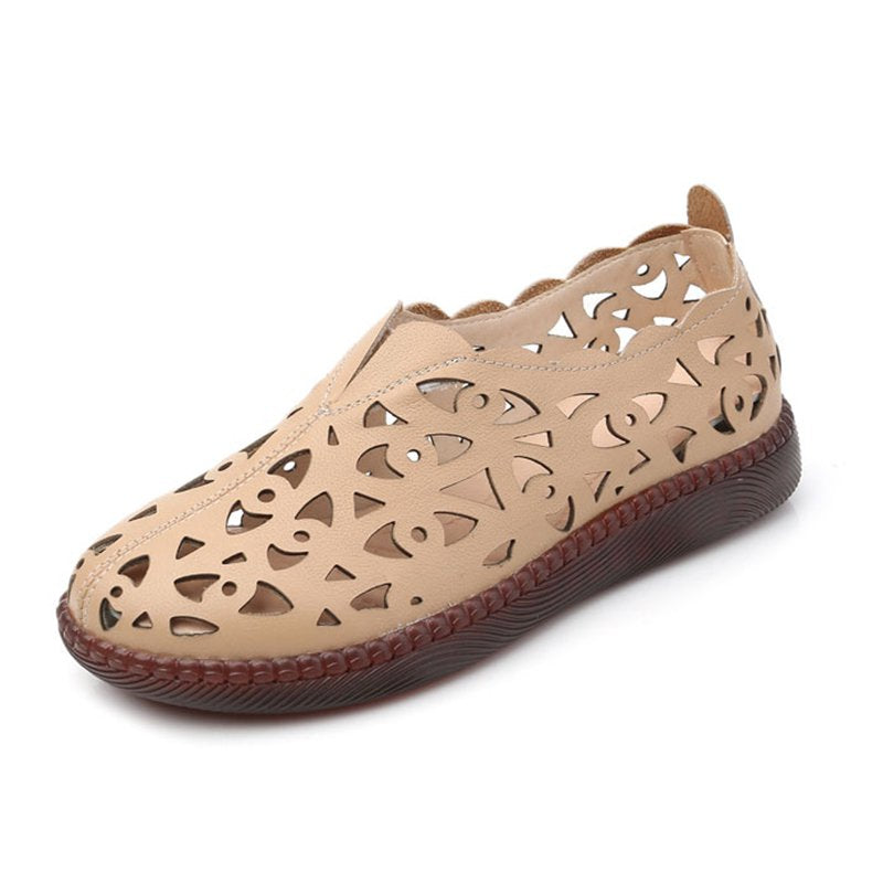 🔥【35-42】👡Dámske retro priedušné topánky s okrúhlou špičkou