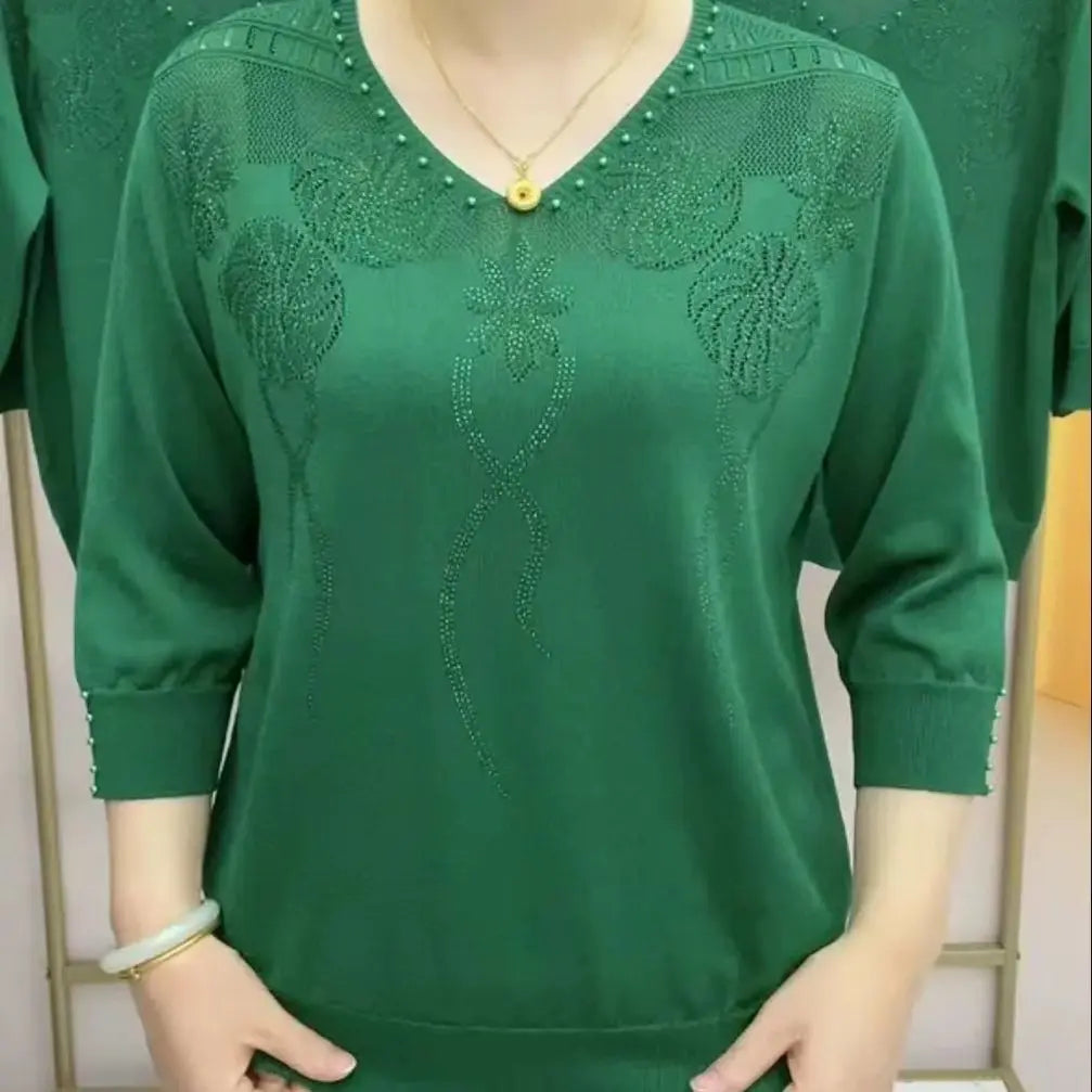 【M-5XL】2024 nowy modny zimowy sweter lodowy jedwab