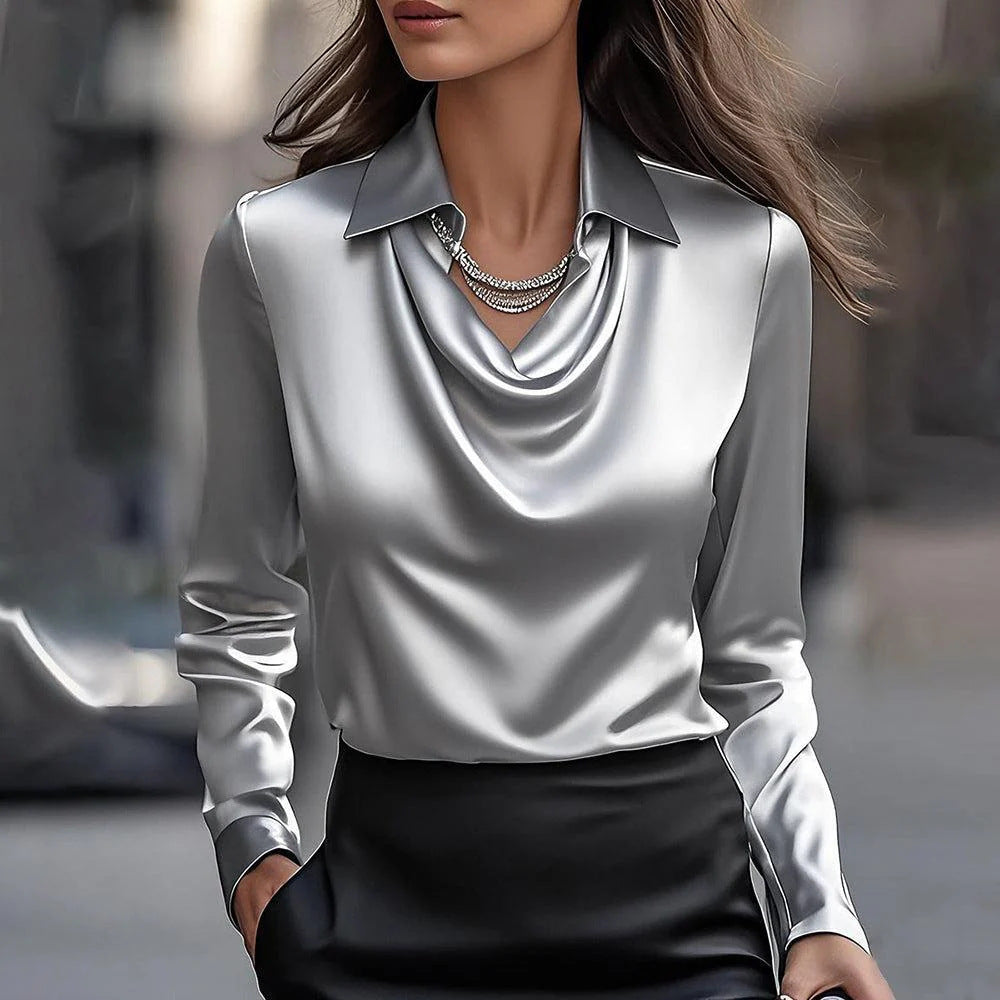 💕【S-3XL】Nowa prosta i elegancka damska koszula