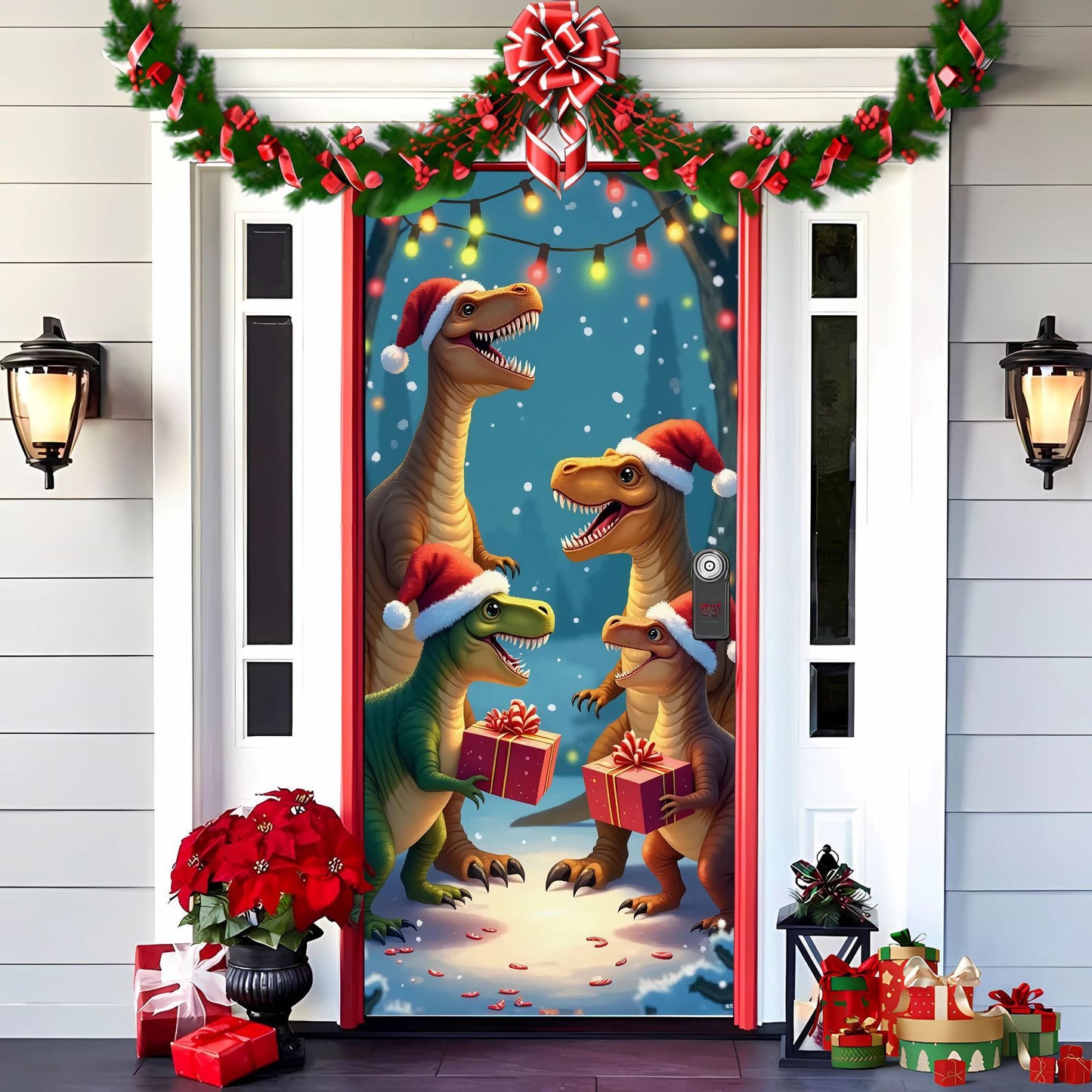【Compra 1 y llévate 1 gratis】🎄Oferta anticipada de Navidad: 50 % de descuento en 🎅Decoraciones navideñas para puertas🎅
