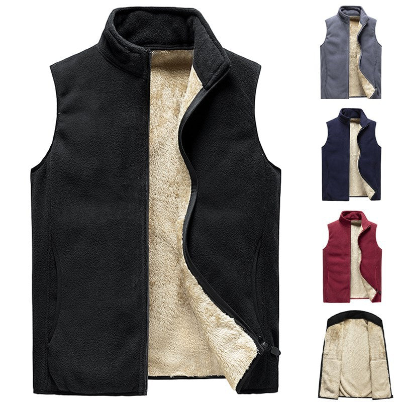 🔥【45% OFF】【M-8XL】Nová pánska jesenná a zimná vesta, veľká veľkosť kašmírového svetra, teplá vesta, veľká veľkosť