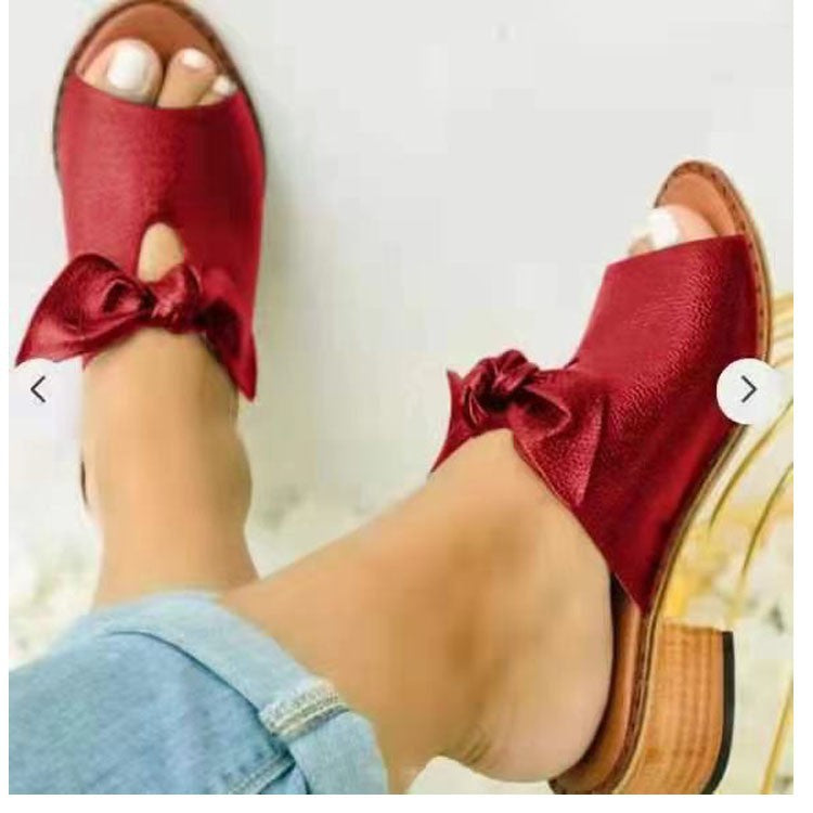✨【35-43】👡Nowe sandały z kokardą, modne sandały damskie