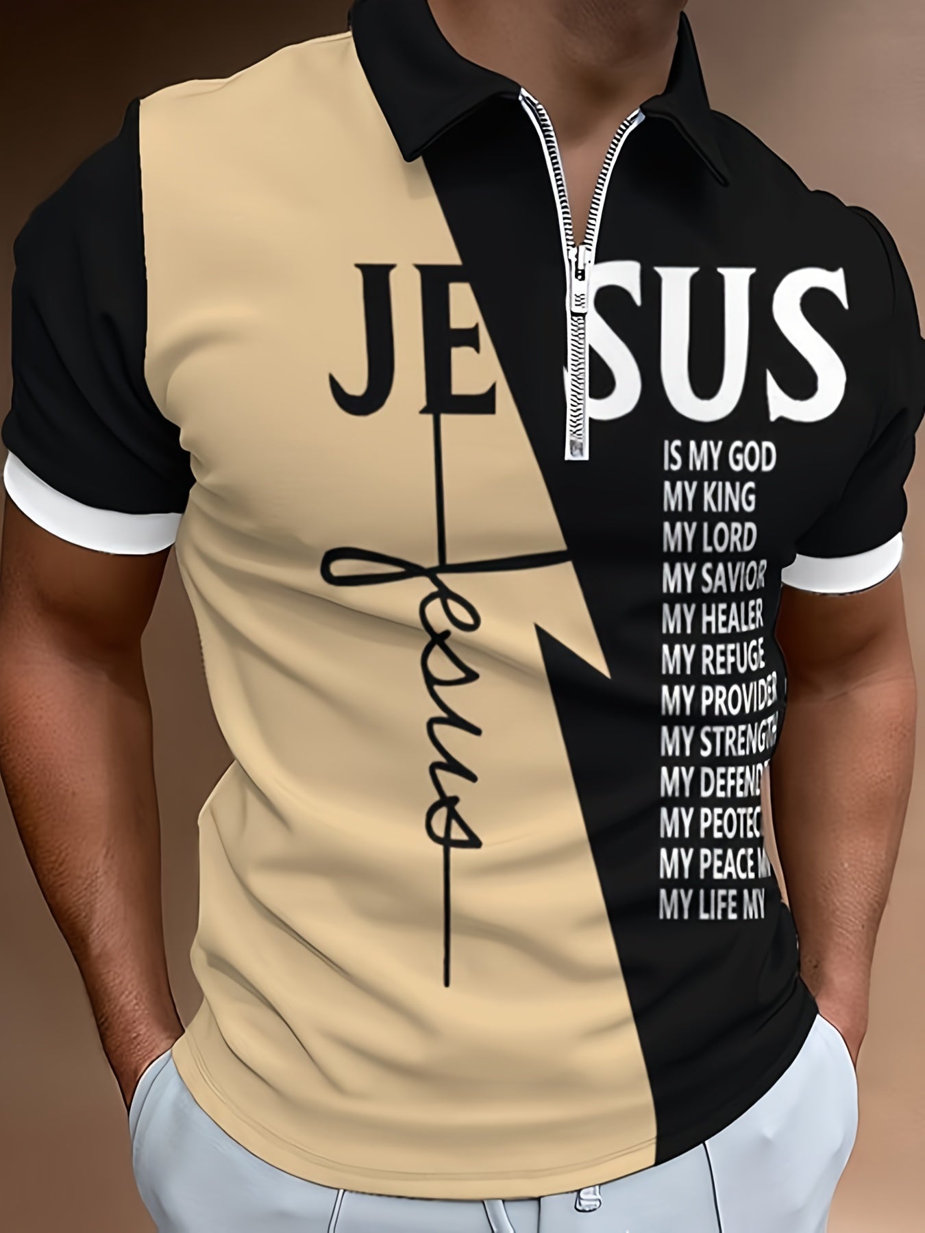 🔥👕【S-5XL】Nowa męska sportowa koszulka polo zapinana na zamek