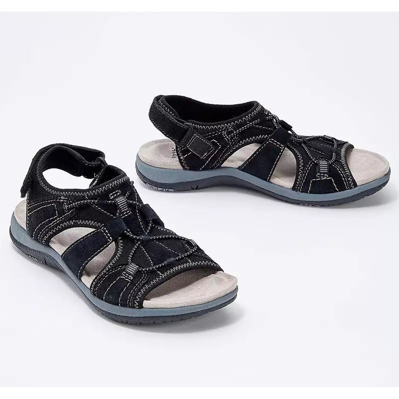👡【35-44】 Légáteresztő retro divatos alkalmi, légáteresztő strandszandál