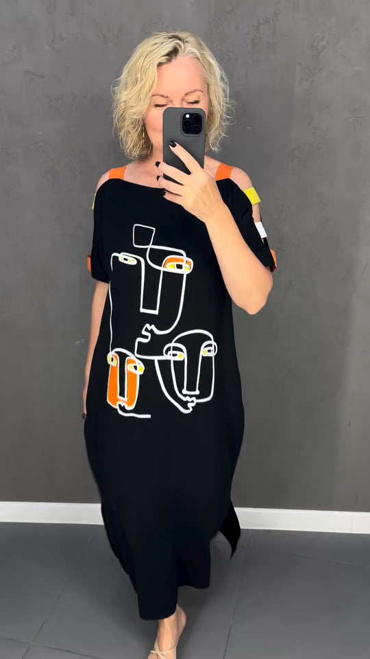 👗【S-5XL】❤️2024 nowa elegancka spódnica z odkrytymi ramionami