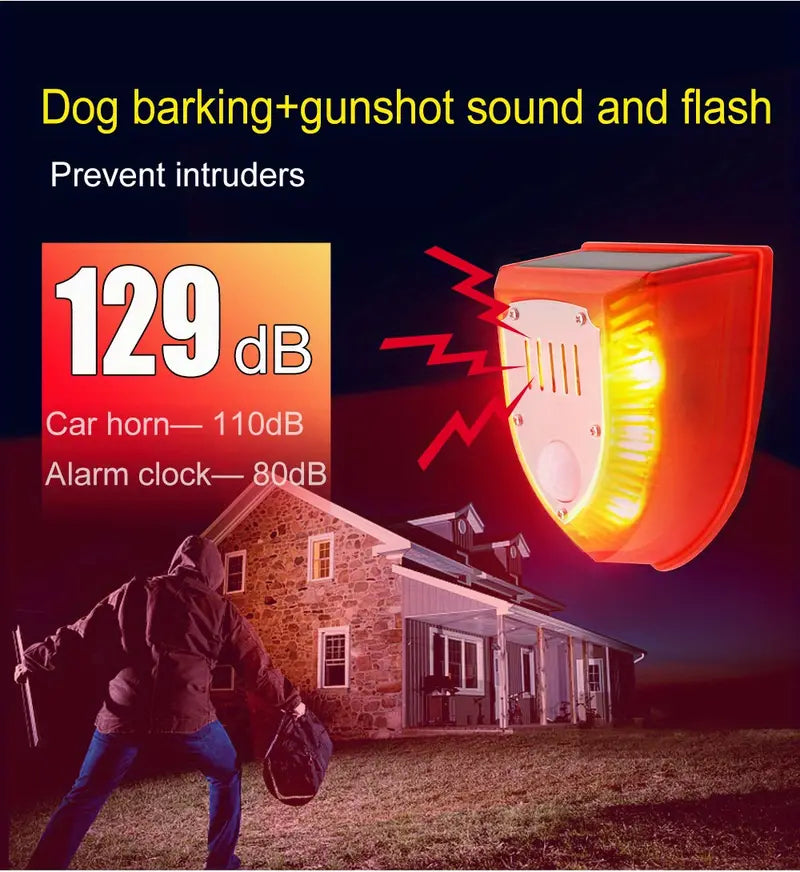 👏👏【✨Kup 1, a 1 dostaniesz gratis】Lampa alarmowa zasilana energią słoneczną