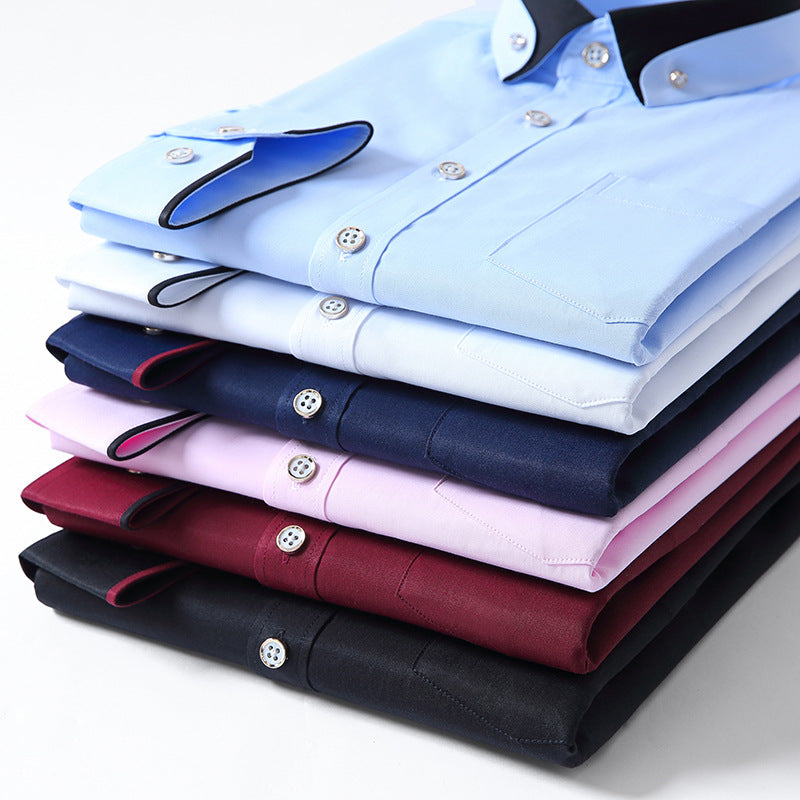 【S-4XL】👕2024 Nowa oddychająca biznesowa koszula męska casual