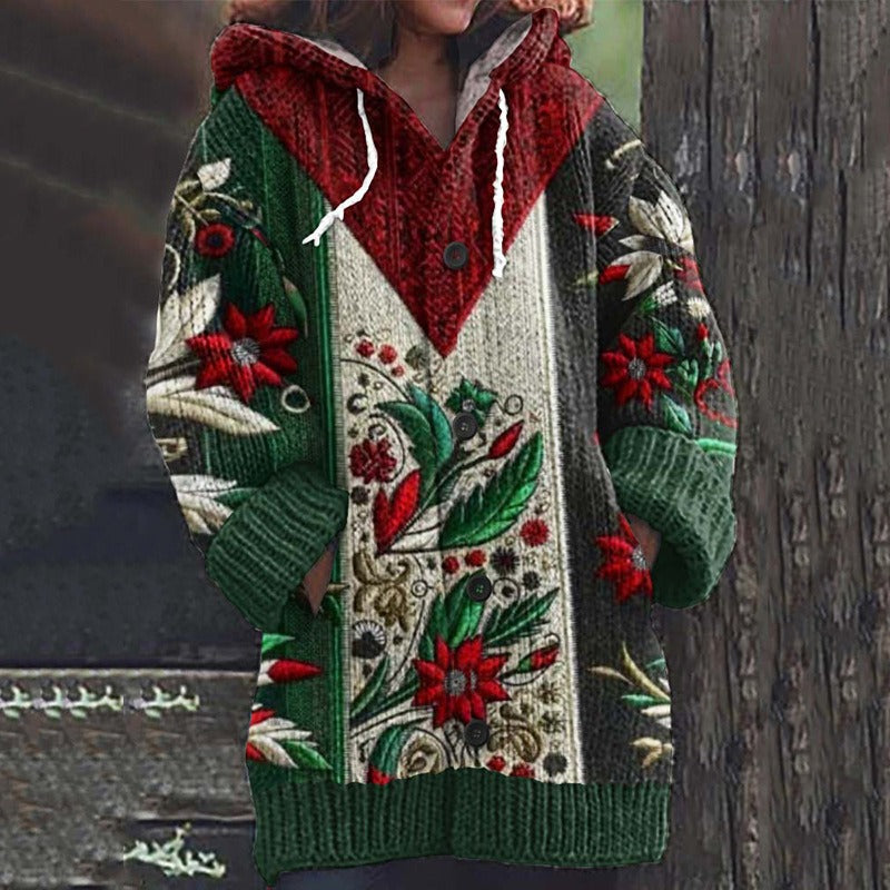 🥰Nowa, komfortowa, retro sweter rozpinany