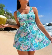 🏖️👙🌴【S-6XL】Elegantní plavky s potiskem pro větší velikosti