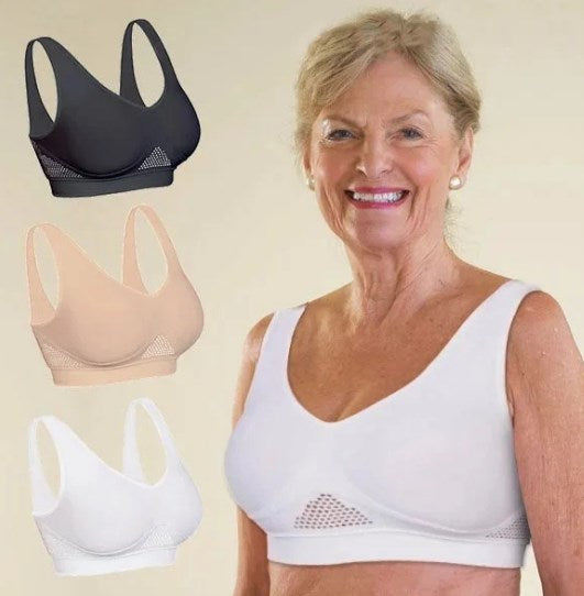 🥰【Pachet de 4】Sutien respirabil și răcoros pentru mărimi mari❤️【40-120KG】