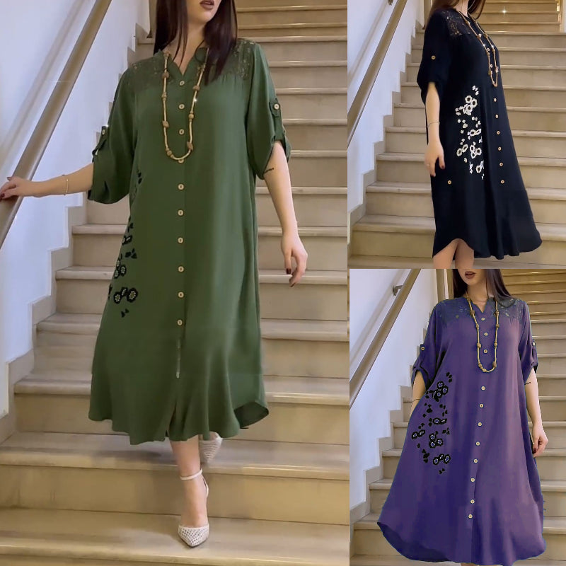 【🔥Top Sale】👗Nowa modna sukienka, klasyczny, elegancki i prosty design
