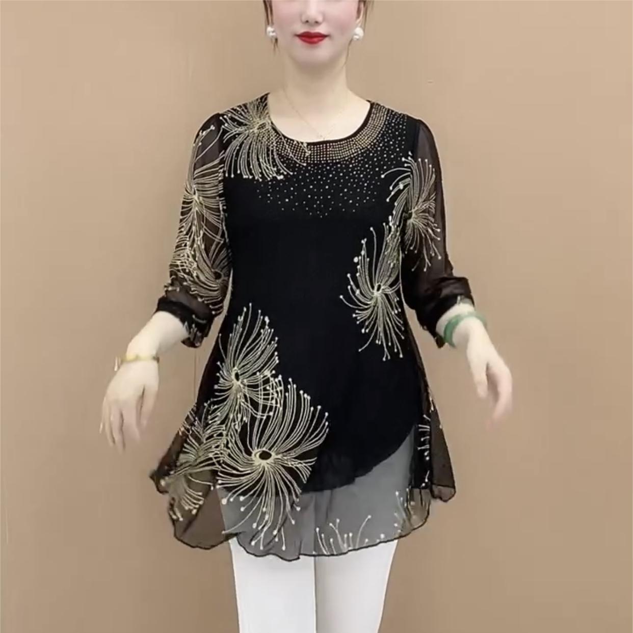 ✨【S-5XL】Top tricou din dantelă de vară 2025