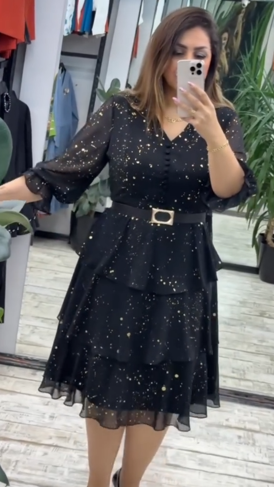 【🥇Gorąca wyprzedaż】(S-5XL) 💋 Wysokiej jakości sukienka z szyfonu