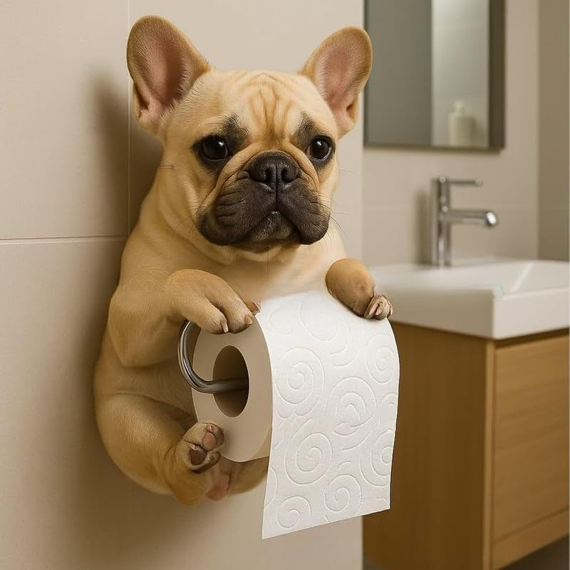 【Neskorý letný výpredaj】🐕【Kúpte 1, získajte 1 zadarmo】Držiak na toaletný papier s motívom roztomilého šteniatka