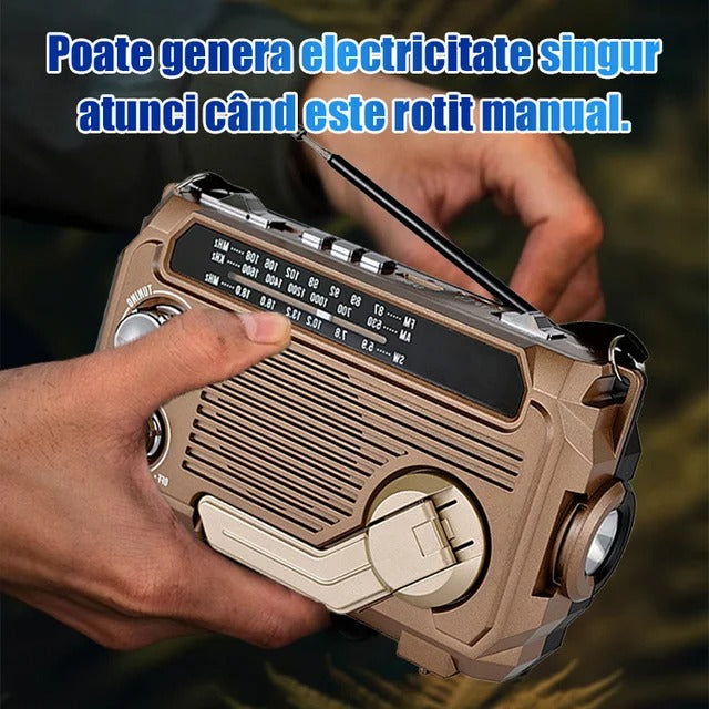🏕️Przenośna wielofunkcyjna latarka radiowa AM