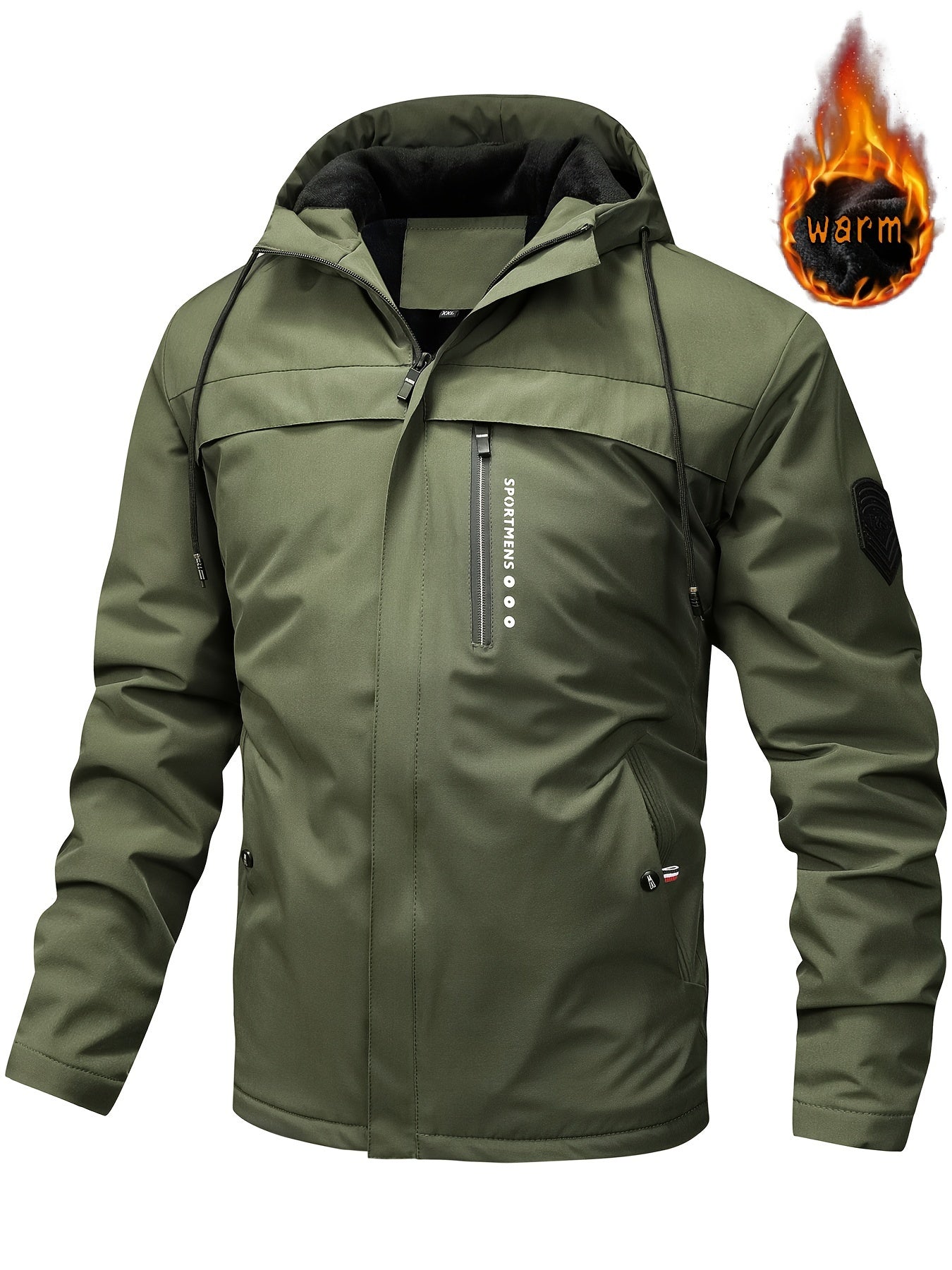 đăXS-XLăđââď¸PĂĄnska teplĂĄ fleecovĂĄ bunda s kapucĹou Outdoor Winter Jacket NepremokavĂĄ bunda
