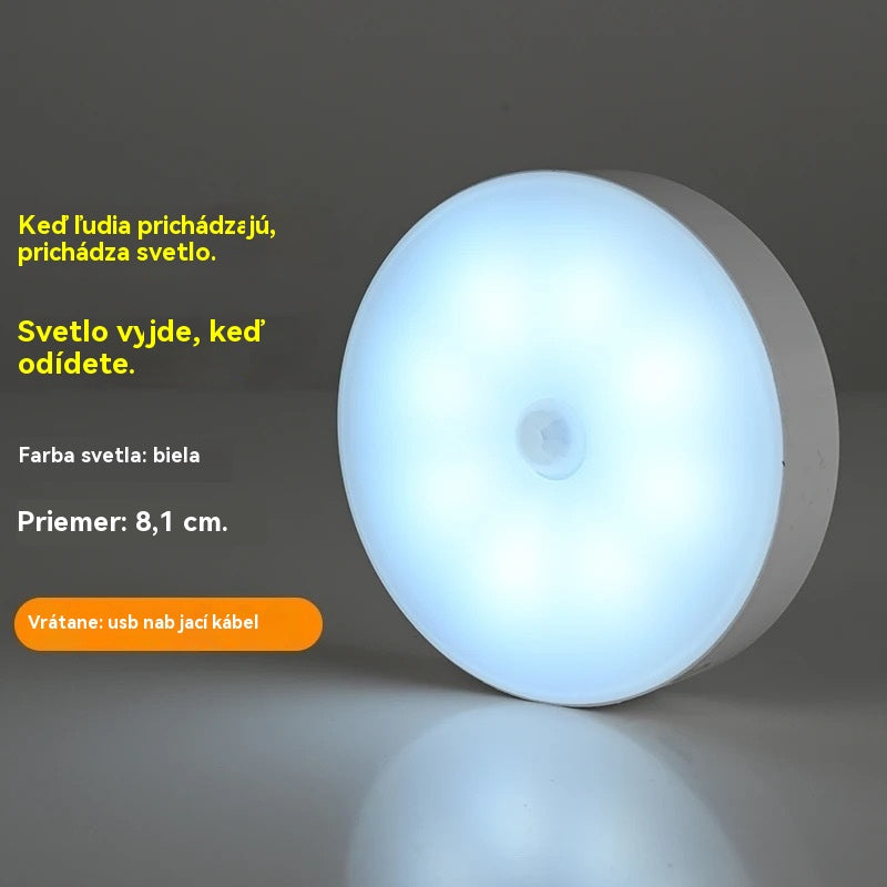 【Kúpte 3, dostanete 3 zadarmo - 1 sada 6 kusov】🏡💡Inteligentné LED svetlo so snímaním ľudského tela, ľahko sa nabíja a je praktické