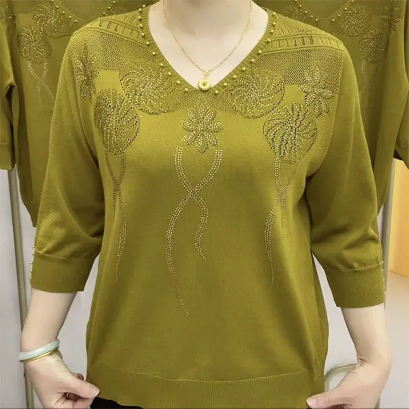 【M-5XL】2024 nowy modny zimowy sweter lodowy jedwab