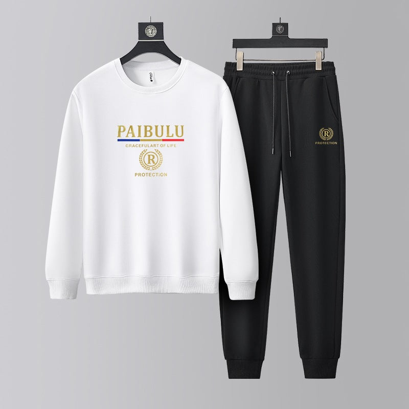 【M-4XL】🔥Męski, codzienny, jesienny garnitur sportowy, nowy👕👖【bluza + spodnie】