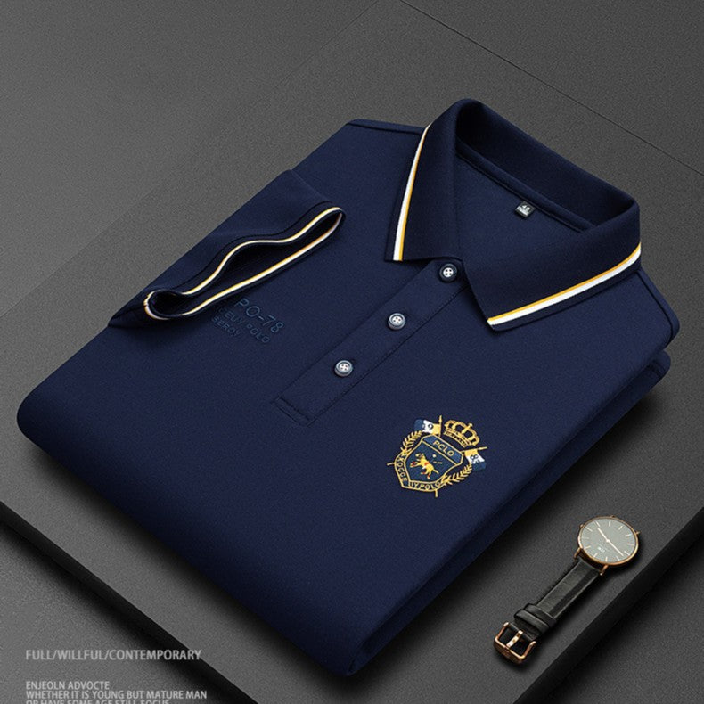 🔥【M-3XL】2024 Nowa męska koszulka polo z klapami