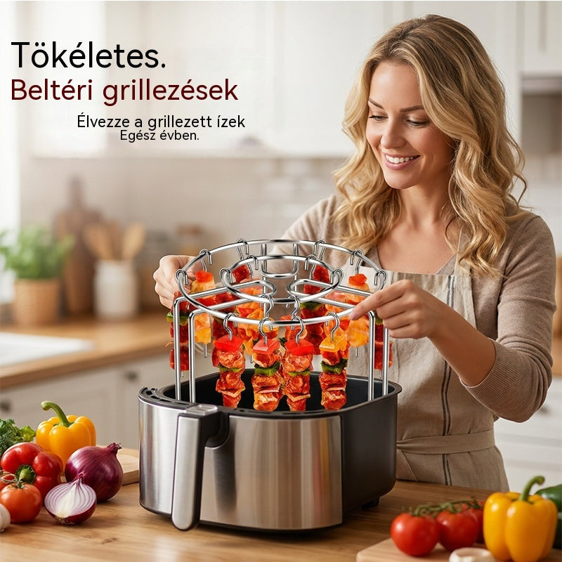 ✨Rozsdamentes acél nyárs grill🍢