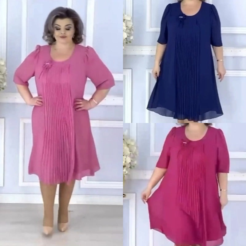 💃💥【50% zniżki】【S-5XL】2025 wiosna nowa wysokiej jakości sukienka szyfonowa, elegancka i temperamentna