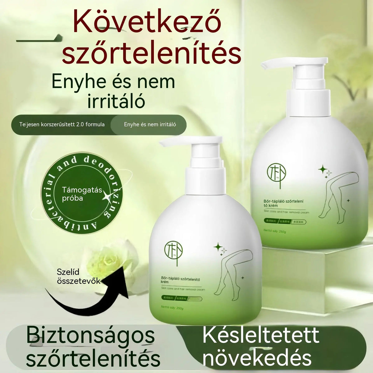 ✨Gyengéd és bőrbarát szőrtelenítő készlet | Korlátozott ideig érvényes ajánlat🎁