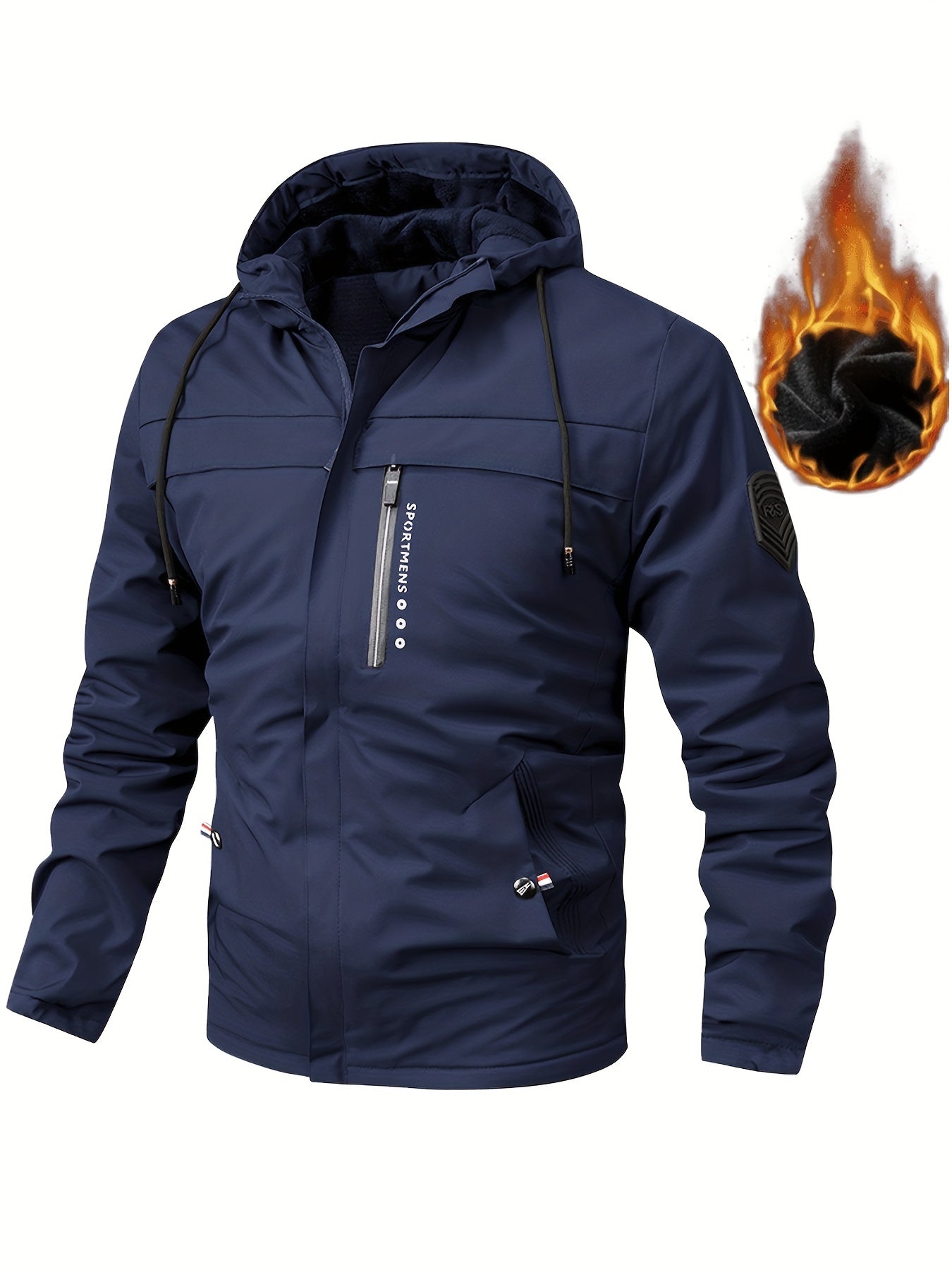 đăXS-XLăđââď¸PĂĄnska teplĂĄ fleecovĂĄ bunda s kapucĹou Outdoor Winter Jacket NepremokavĂĄ bunda